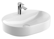 Umywalka nablatowa GEBERIT VARIFORM 60x45cm owalna biała 500.778.01.2