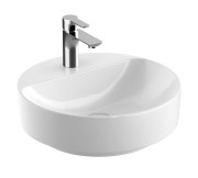 Umywalka nablatowa GEBERIT VARIFORM 45cm okrągła biała 500.770.01.2