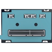 Przycisk spłukujący GEBERIT SIGMA 50 czarny chrom 115.671.00.2