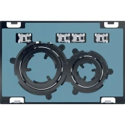 Przycisk spłukujący GEBERIT SIGMA 21 do wypełnienia płytką, czarny chrom 115.651.00.1