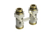 Zawór przyłączeniowy DANFOSS podwójny RLV-KB 15x3/4 prosty 003L0392