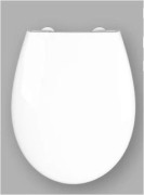 Deska WC LENA wolnoopadająca uniwersalna, biała 540906