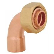 Złączka bateryjna ARCO 1/2GWx18 łuk z kołnierzem zewnętrznym P4565FR