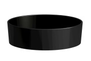 Umywalka nablatowa KARTELL BY LAUFEN okrągła fi 420mm SaphirKeramik czarny H8123310201121