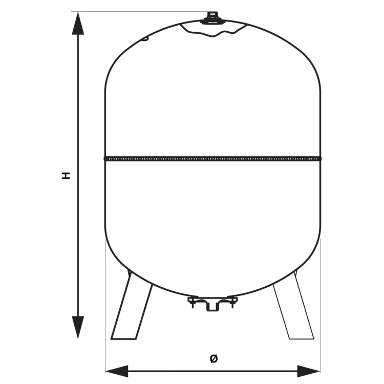 Naczynie-wzbiorcze-FERRO-MV100+-uniwersalne-stojące-100L-10bar-UNI100S-