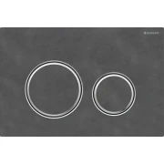 Przycisk spłukujący GEBERIT SIGMA 21  łupek mustang/chrom 115.884.JM.1