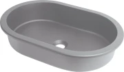 Umywalka podblatowa DEANTE SILIA 59x39cm szary metalik  CQS SU6U