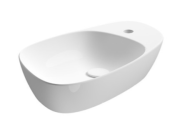 Umywalka nablatowa MEISSEN KERAMIK KONTRA 60x40cm biała K682-002