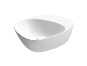 Umywalka nablatowa MEISSEN KERAMIK KONTRA 48x40cm biały mat K682-012