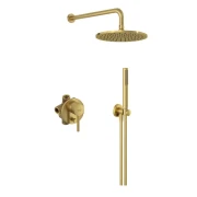 Zestaw prysznicowy KLUDI BOZZ podtynkowy złoty szczotkowany  38736N076