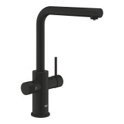 Bateria kuchenna GROHE BLUE PURE MINTA z wyciąganą wylewką phantom black 30590KF0