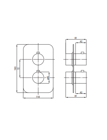 Element zewnętrzny DEANTE THERM do boxa termostatycznego brąz szczotkowany BXY CEBT.png