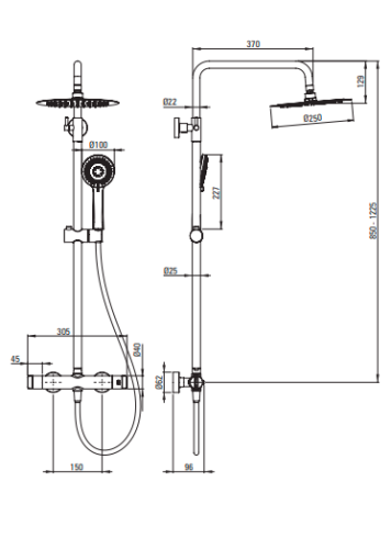 Komplet  prysznicowy DEANTE THERM termostatyczny chrom NAC 04OT.png