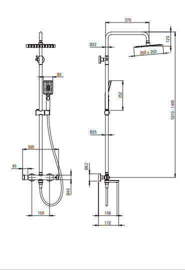 Komplet wannowy DEANTE THERM termostatyczny stal szczotkowana NAC F1HT.png