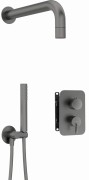 Komplet prysznicowy DEANTE SILIA podtynkowy titanium BXYZDQSM