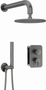 Komplet prysznicowy DEANTE SILIA podtynkowy titanium BXYYDQSM