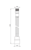 Wąż prysznicowy DEANTE 150cm do baterii 3 otworowych chrom XDWC1VCNM.png