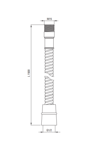 Wąż prysznicowy DEANTE 150cm do baterii 3 otworowych chrom XDWC1VCNM.png