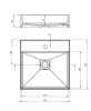 Umywalka nablatowa DEANTE CORREO 40x40cm szary metalik CQR SU4S.png