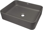 Umywalka nablatowa DEANTE TEMISTO 50x40cm antracyt metalik  CQT TU5S