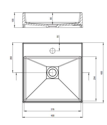 Umywalka nablatowa DEANTE CORREO 40x40cm antracyt metalik CQR TU4S.png
