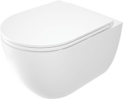 Miska wisząca DEANTE ROUND z deską wolnoopadającą biała CGRD6ZPW