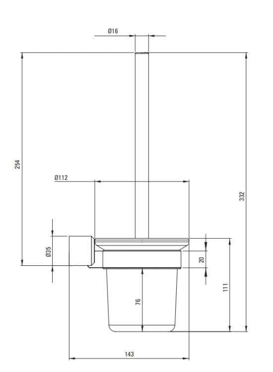 Szczotka WC DEANTE ARNIKA wisząca titanium  ADA D711.png
