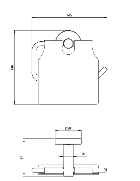 Uchwyt na papier DEANTE JASMIN nero ADJ N221.png