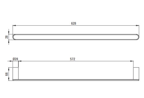 Wieszak na ręcznik DEANTE ROUND złoty szczotkowany ADR R621.png