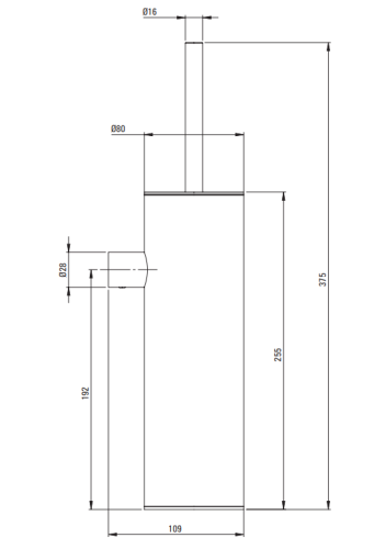 Szczotka WC DEANTE ROUND Wisząca złoto szczotkowane ADR R721.png
