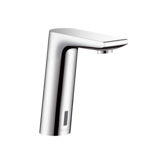 Bateria umywalkowa HANSGROHE METRIS S elektroniczna, 6V, z mieszaczem wewnętrznym, chrom 31101000