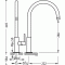 Bateria umywalkowa STUDY-TRES bez korka, chrom 26290401