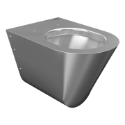 Miska wisząca WC SANELA stal nierdzewna 94040