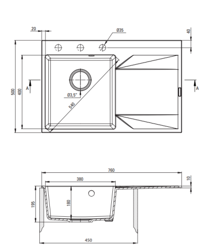 Zlewozmywak DEANTE EVORA 76x50cm grafit ZQJ 211P .png