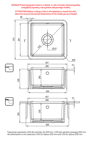 Zlewozmywak DEANTE LUMI 45x47,5cm biały ZCU 610B.png