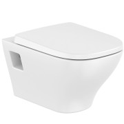 Miska wisząca ROCA OPTICA rimless vortex biała A346V14000