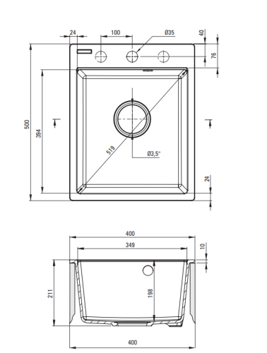 Zlewozmywak DEANTE CORIO 50x40cm grafit ZRC 2103.png