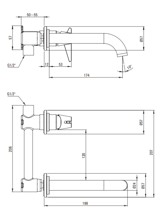 Bateria umywalkowa DEANTE TEMISTO podtynkowa chrom BQT 054L.png