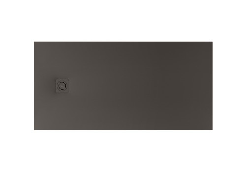 MAGMA brodzik prostokątny Stonex® 1600 x 700 mm, niski syfon w komplecie, osłona w kolorze brodzika, kolor cafe