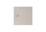 MAGMA brodzik prostokątny Stonex® 900 x 900 mm, niski syfon w komplecie, osłona w kolorze brodzika, kolor beżowy