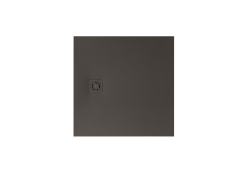 MAGMA brodzik prostokątny Stonex® 900 x 900 mm, niski syfon w komplecie, osłona w kolorze brodzika, kolor cafe