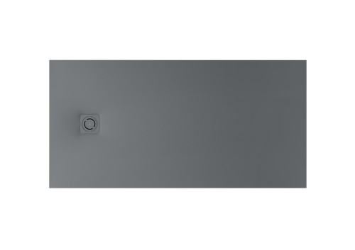 MAGMA brodzik prostokątny Stonex® 1500 x 900 mm, niski syfon w komplecie, osłona w kolorze brodzika, kolor szary łupek