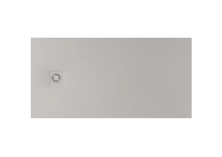 MAGMA brodzik prostokątny Stonex® 2000 x 100 mm, niski syfon w komplecie, osłona w kolorze brodzika, kolor perłowy