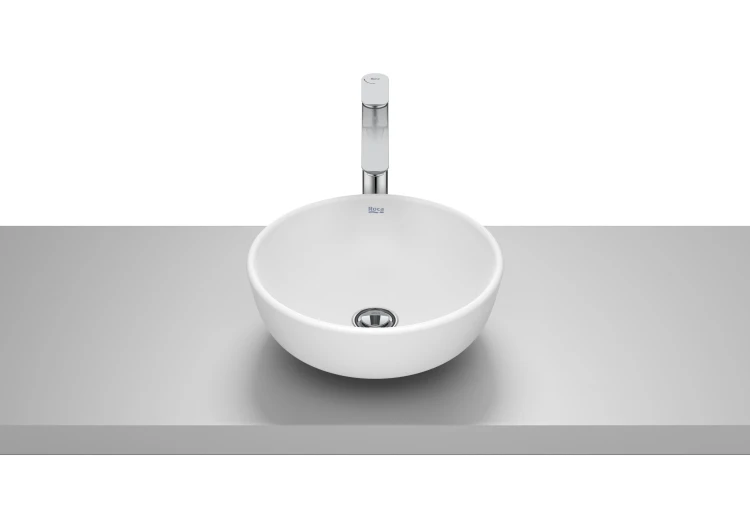 OPTICA Umywalka nablatowa ROUND ER 35 cm BIAŁY MAT
