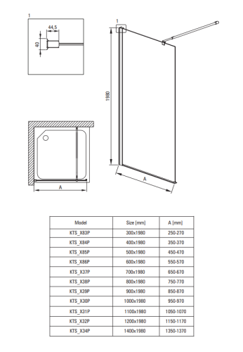 Ścianka prysznicowa DEANTE KERRIA PLUS 140cm walk-in nero KTS N34P.png