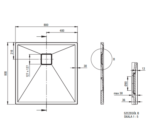 Brodzik kwadratowy DEANTE CORREO 80x80cm granitowy alabaster KQR A42B.png