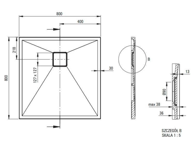 Brodzik kwadratowy DEANTE CORREO 80x80cm granitowy nero KQR N42B.png