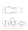 Uchwyt słuchawki prysznicowej DEANTE EASY-FIX chrom ANM 021U.png