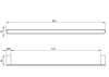 Wieszak na ręcznik DEANTE ROUND 60cm chrom ADR 0621.png
