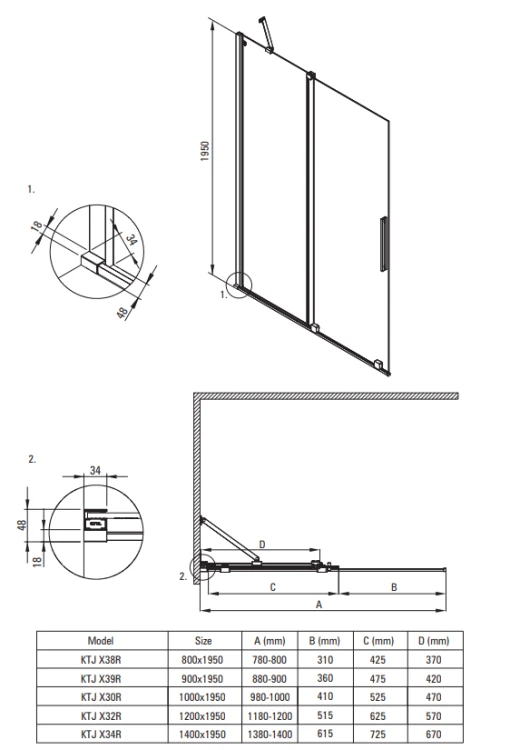 Kabina prysznicowa DEANTE PRIZMA 90x90cm kwadratowa stal szczotkowana KPNFP09P09 .png